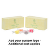 MADE IN USA - 50 Boxes 1/2 lb. Candy & Fudge Boxes - Yellow Linen 5-1/2" x 2-3/4" x 1-3/4"