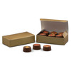 Made in & Ships from USA - 50 Boxes 1/4 lb. Gold Candy Boxes 4-1/2" x 2-5/16" x 1-1/8"