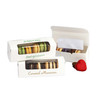 Macaron Boxes - Small White with Window (6 Macarons) 50 or 250 pieces