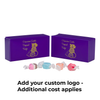MADE IN USA - 50 Boxes 1/2 lb. Candy & Fudge Boxes Purple 5-1/2" x 2-3/4" x 1-3/4"