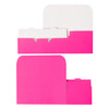 MADE IN USA - 50 Boxes 1/2 lb. Candy & Fudge Boxes Raspberry Pink 5-1/2" x 2-3/4" x 1-3/4"