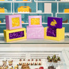 MADE IN USA - 100 Boxes - Lavender Bakery Boxes with Window - 6-1/2" x 6-1/4" x 3"