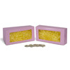 MADE IN USA - 100 Boxes - Lavender Bakery Boxes with Window - 12-1/2" x 6-1/8" x 3-1/4"