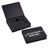 100 Boxes - Black Magnetic Gift Card Boxes - Comes with Insert - Fits a Standard Gift Card