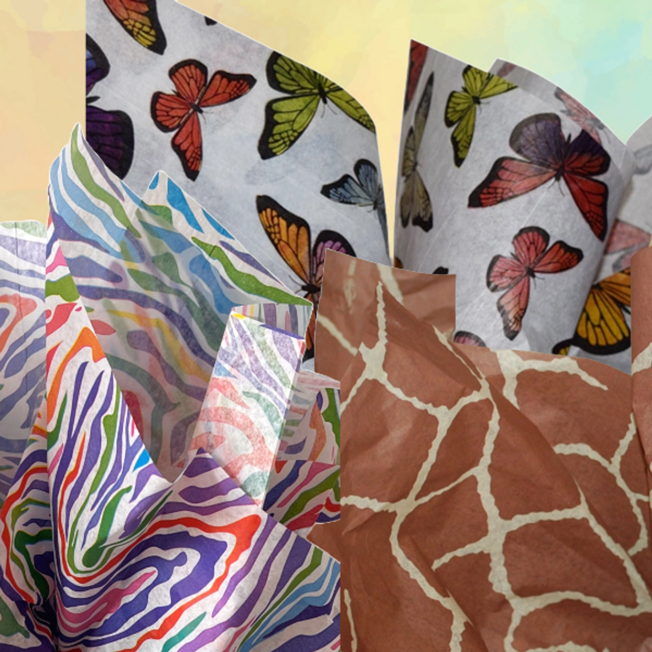 Animals & Insects Patterned Tissue