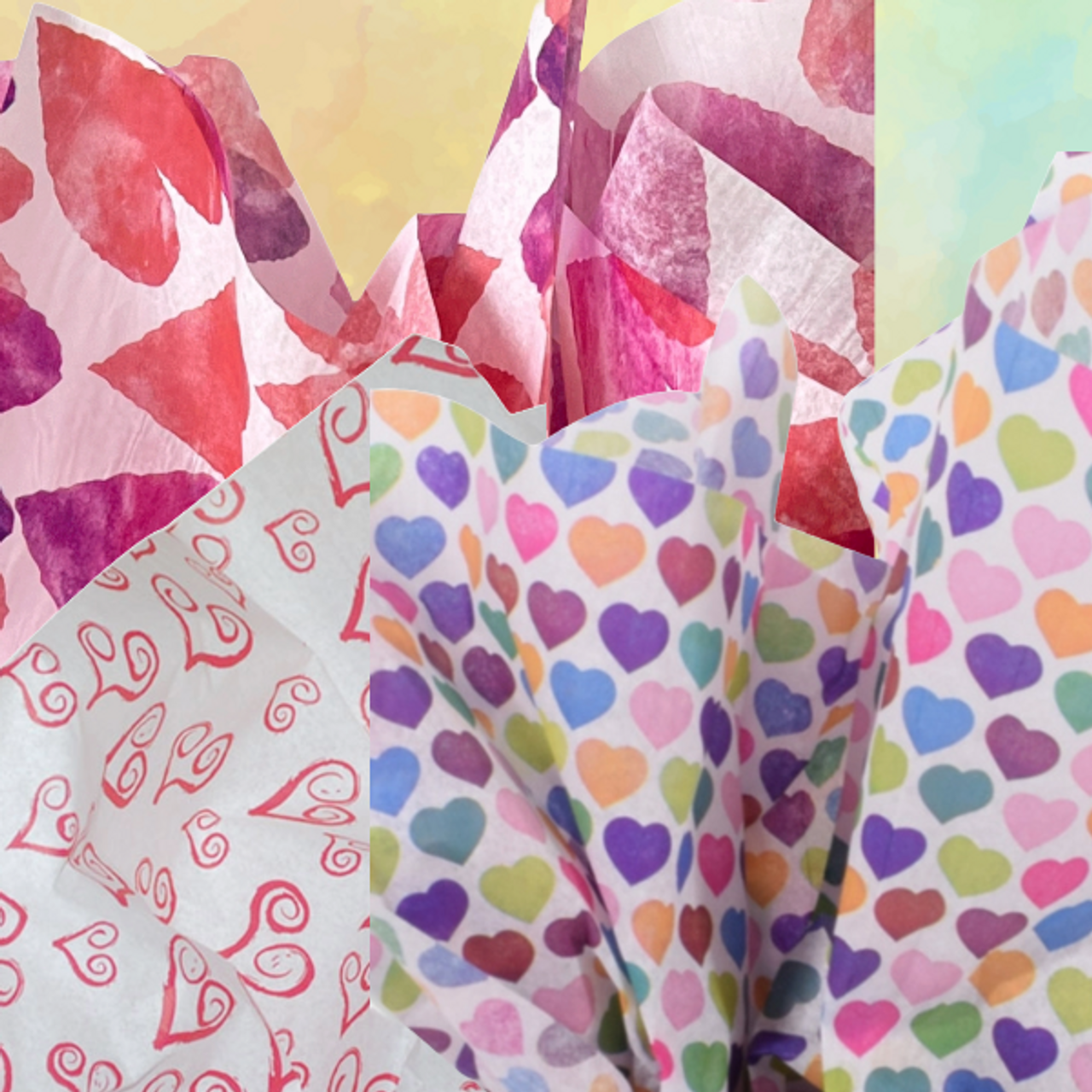 Valentines & Romantic Patterned Tissue