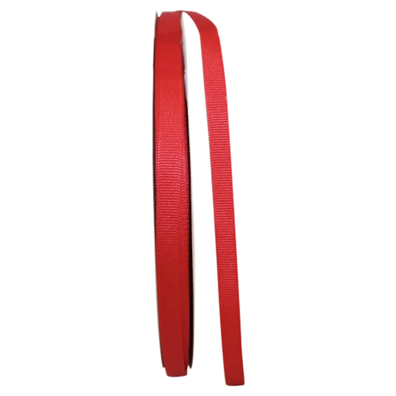 Bright Red Grosgrain Ribbon Roll