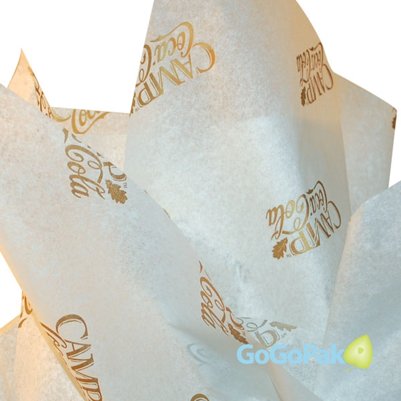 Custom Printed White Tissue Paper - AWCR15037 - Brilliant Promotional  Products