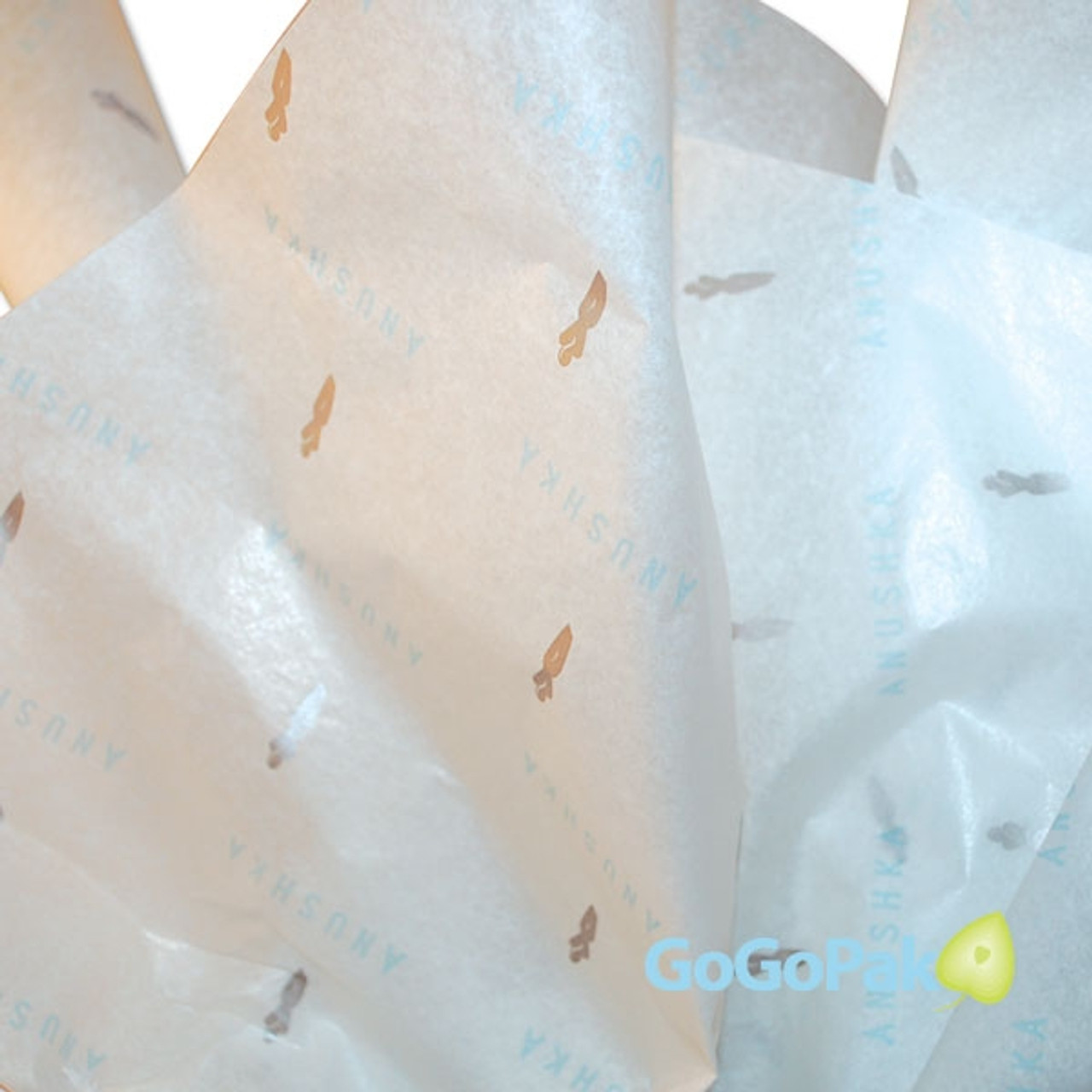 Custom Printed Tissue Paper-Printed on Kraft or White Tissue (10 Ream minimum)