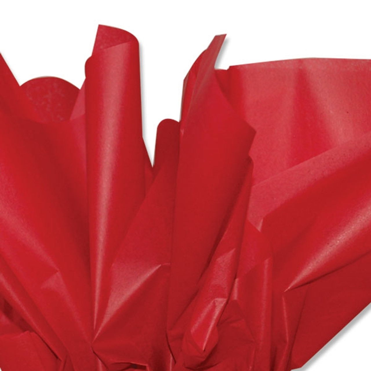 Scarlet Red Tissue Paper Squares, Bulk 480 Sheets, Premium Gift Wrap a