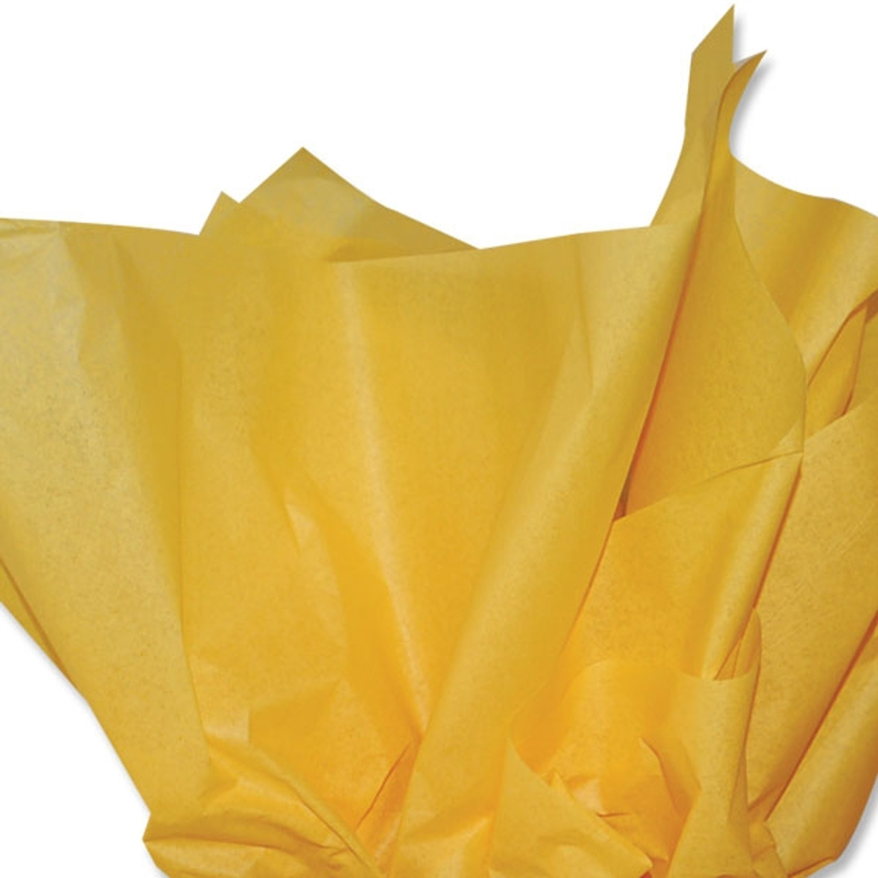 Colored Tissue Paper - Goldenrod Yellow - 480 Sheets per Ream