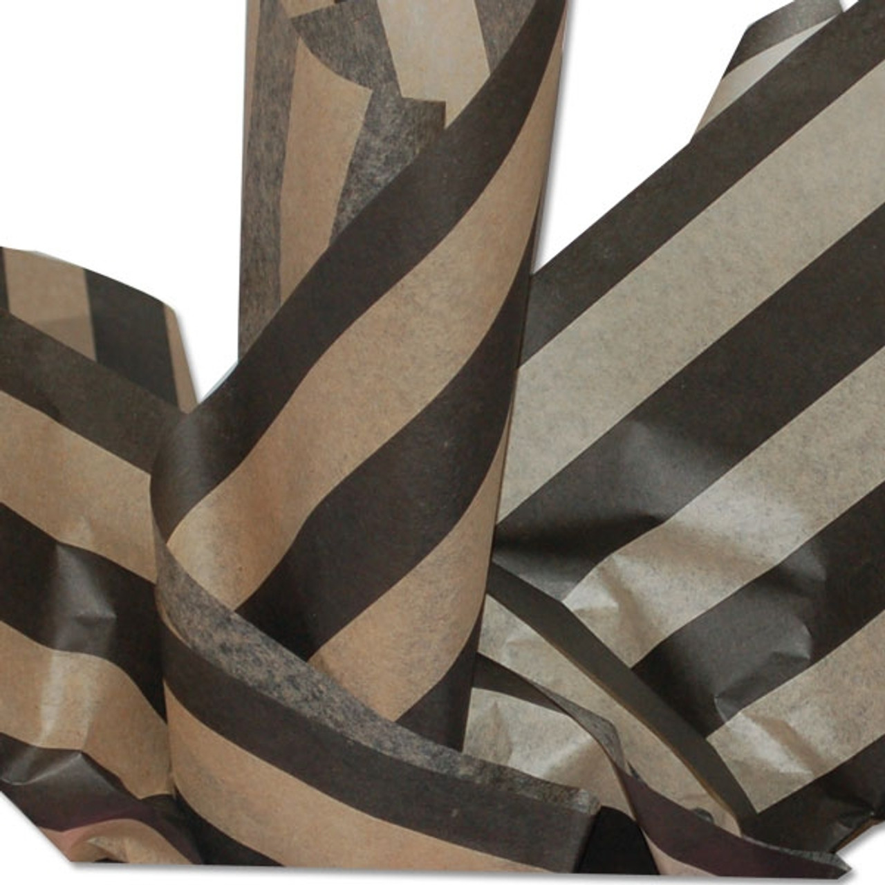 Wide Black Stripes Pattern Tissue Paper 20 x 30 Sheets - 240 / Pack