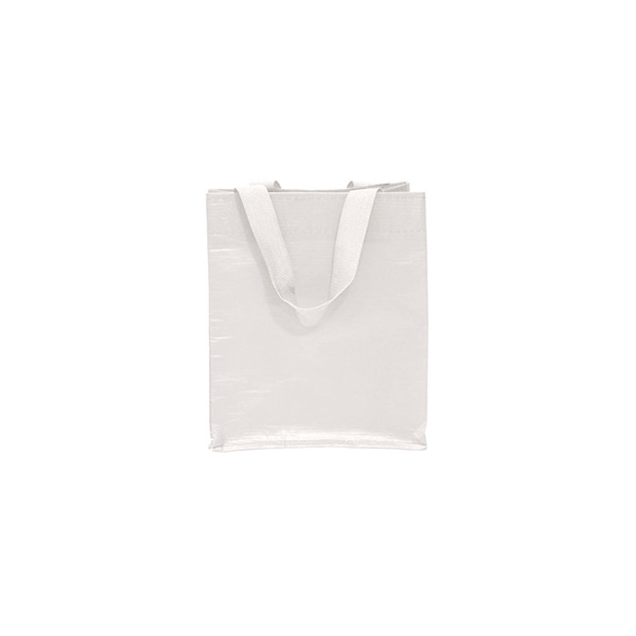 Small Up Cycle White Bags - Made from reclaimed water bottles - 225  Bags/Case