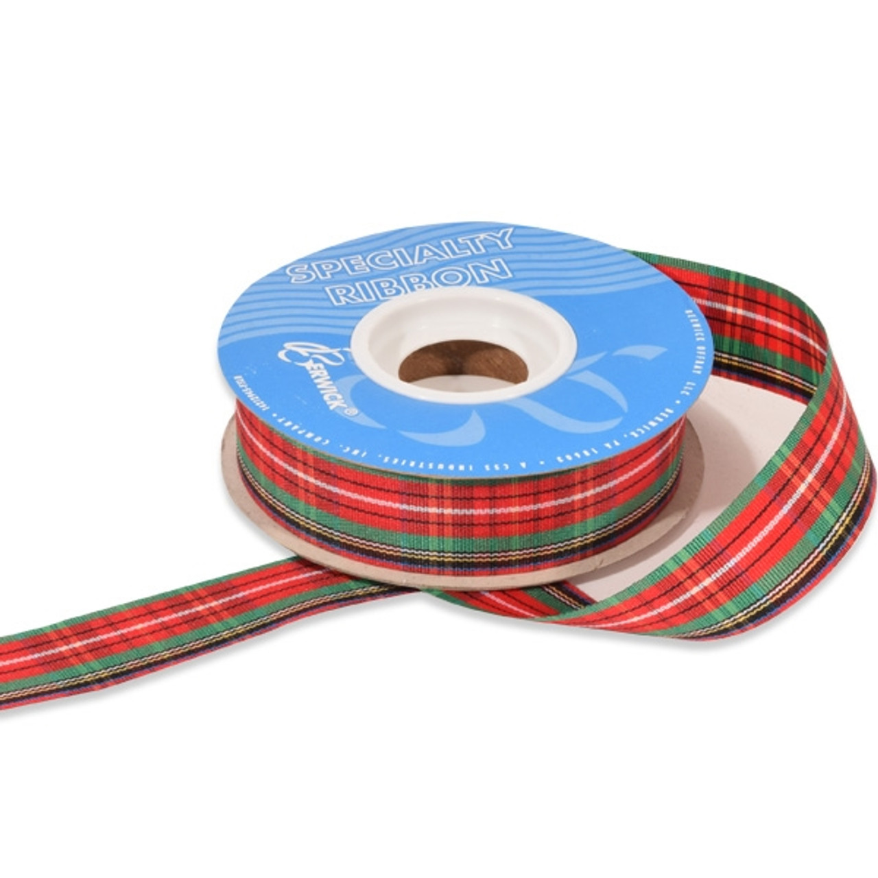 Stewart Plaid Ribbon - 7/8 x 25 Yards/Roll