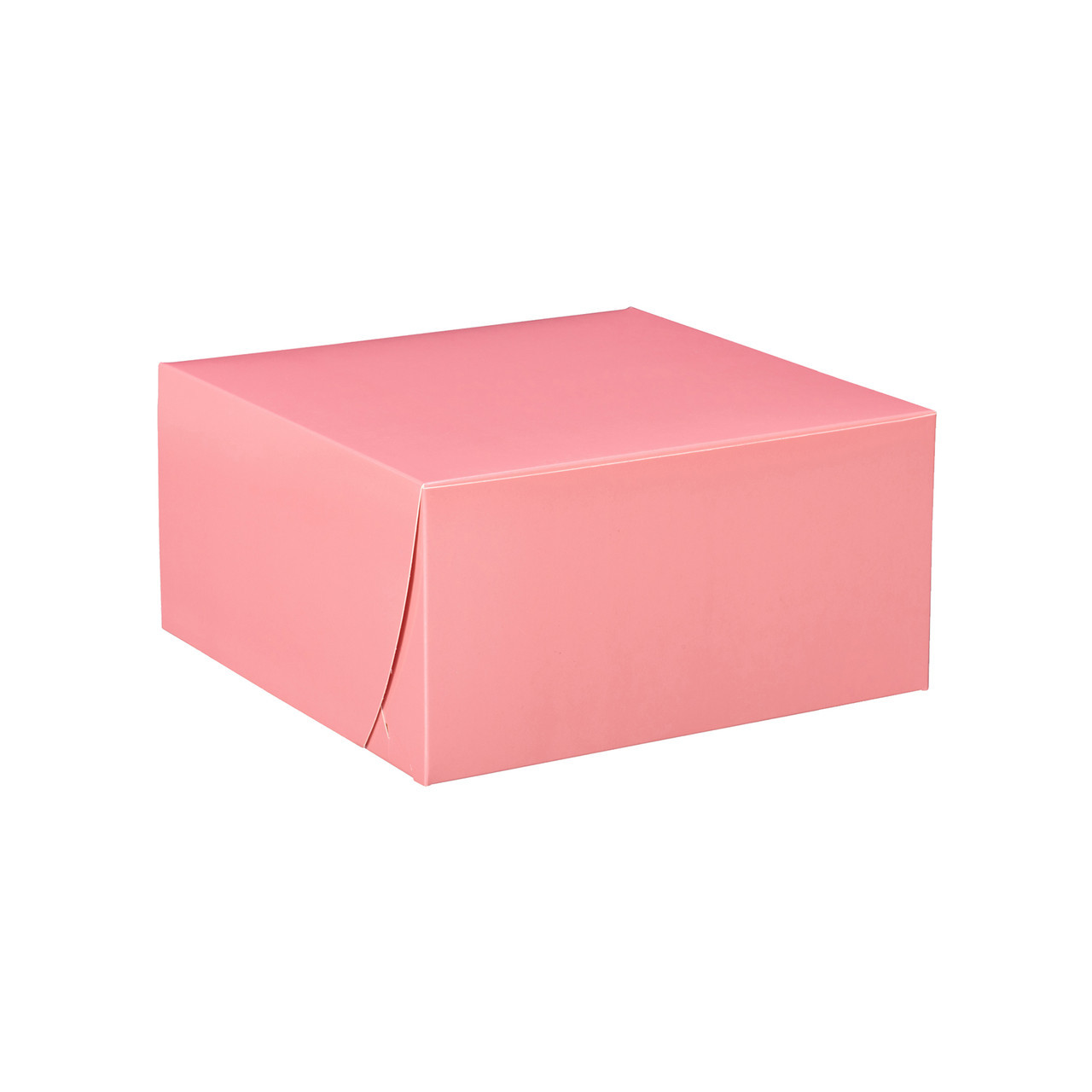 [10 Pack] Pink Bakery Boxes - 6.5 x 4 x 2.75 Inches Pink Cake Boxes - Pastry Box for Cupcakes, Desserts, Cookies, Candies - Ideal Packaging for