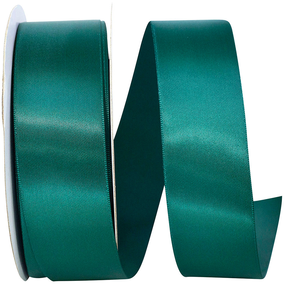 Hunter Strong Ribbon Hunter Green Double Face Satin 1-1/2