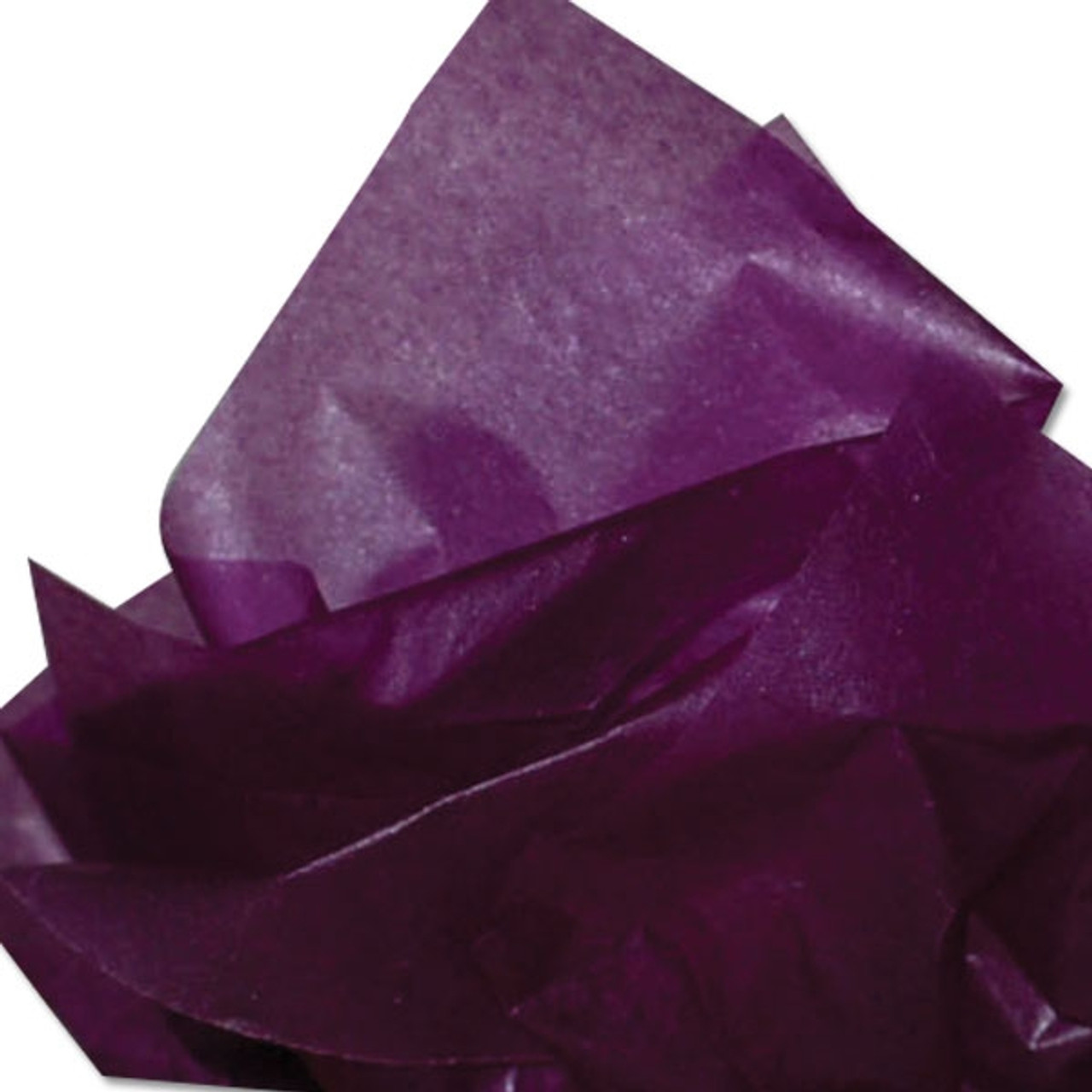 Plum 2 Sided Waxed Tissue Paper - 18 x 24 Sheets - 400 Sheets/Ream 10  Ream Minimum