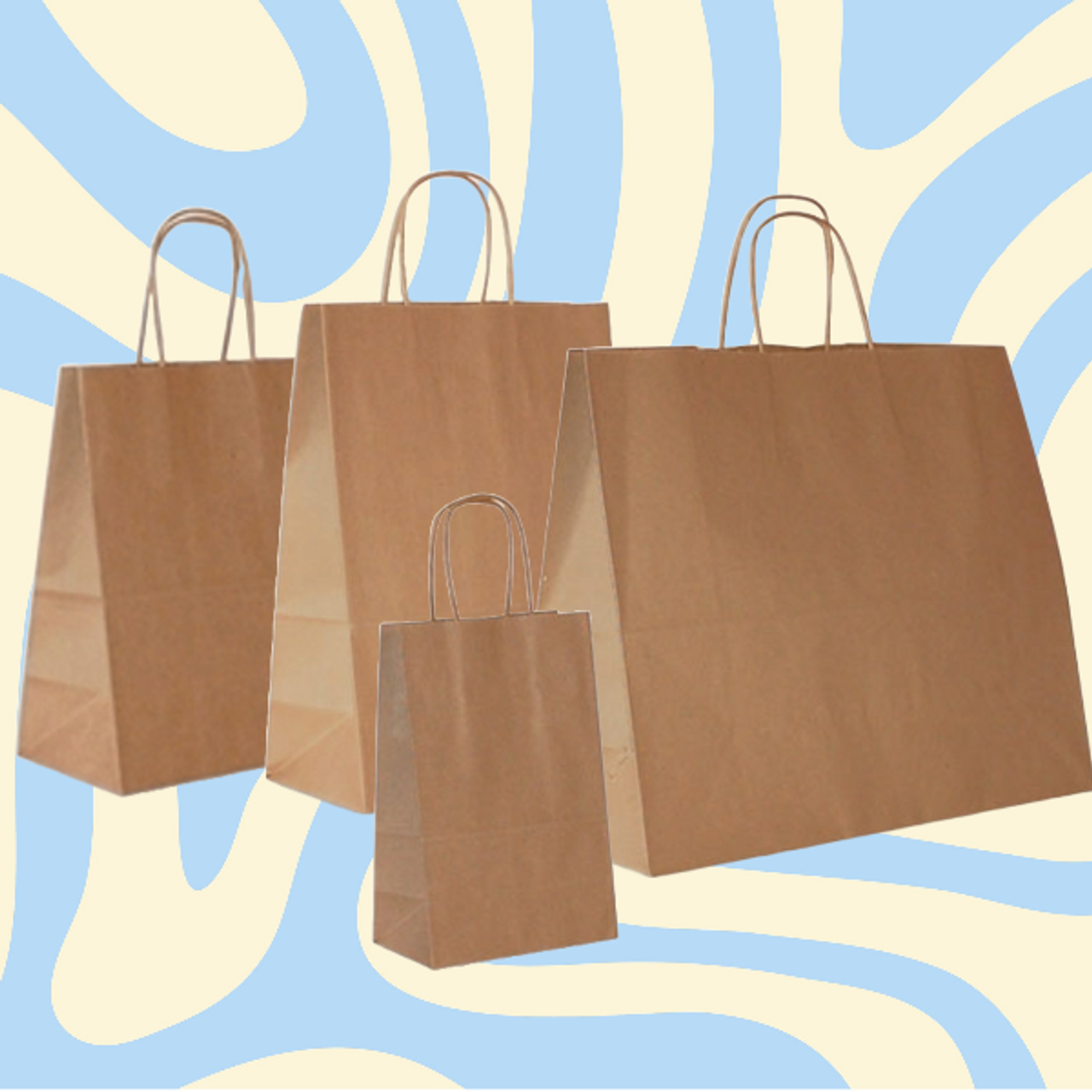 Recycled Kraft Shoppers
