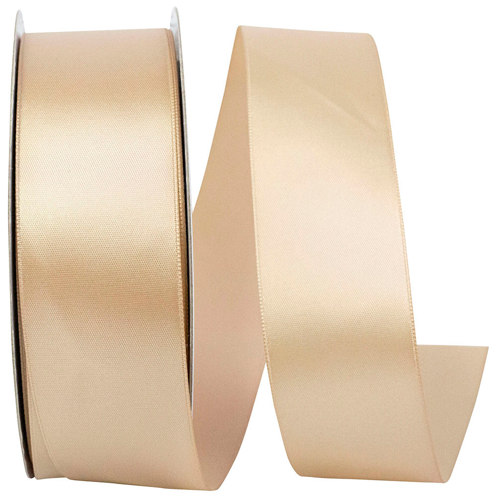 Tan Double Face Satin 1-1/2