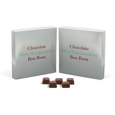 16 oz. Square Silver Chocolate Box Covers