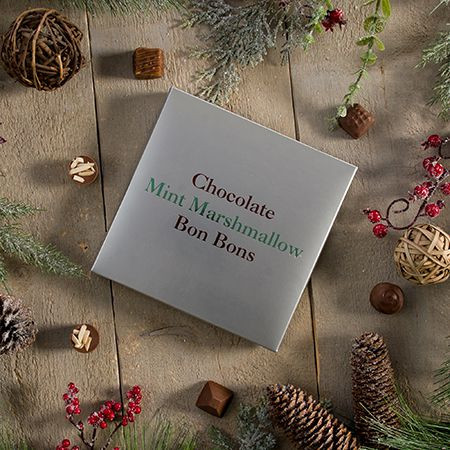 16 oz. Square Silver Chocolate Box Covers