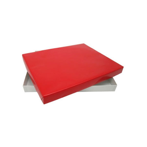 2 lb. Rigid Set Up Boxes-Cover & Base Sets-Red 48 sets