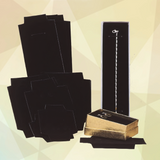 Black Flock Jewelry Box Inserts