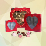 New 1 Piece Satin Heart Valentine's Boxes