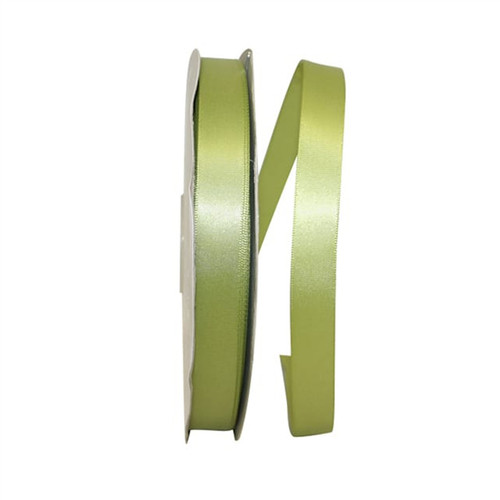 Single Face Satin Ribbon - Green Grass