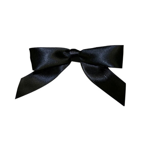 Black Twist Tie Bows