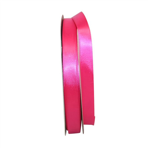 Single Face Satin Ribbon - Shocking Pink