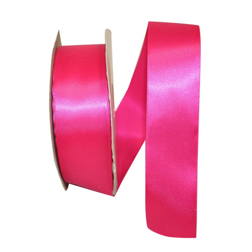 Single Face Satin Ribbon - Shocking Pink