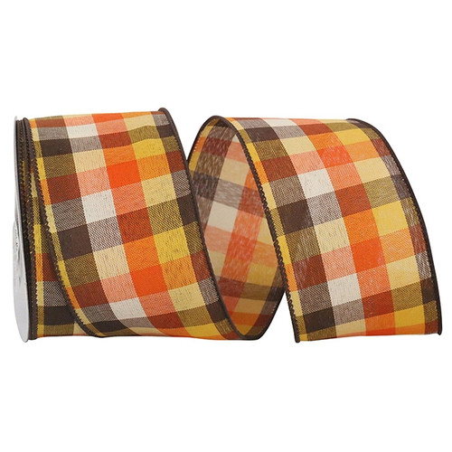 Wired Country Field Plaid ribbon