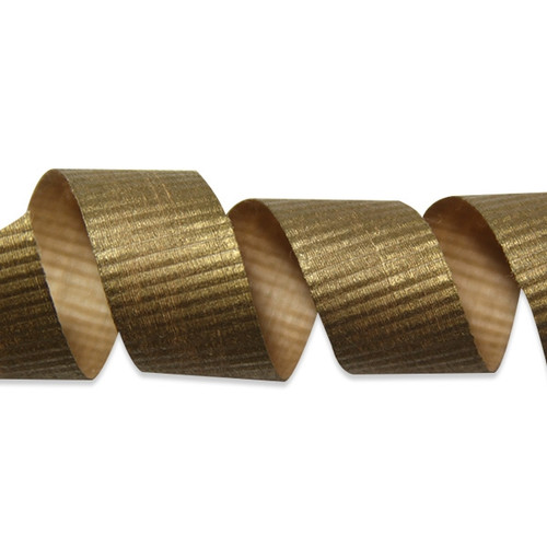 Gold Metallic Crimped Cotton Curling Ribbon