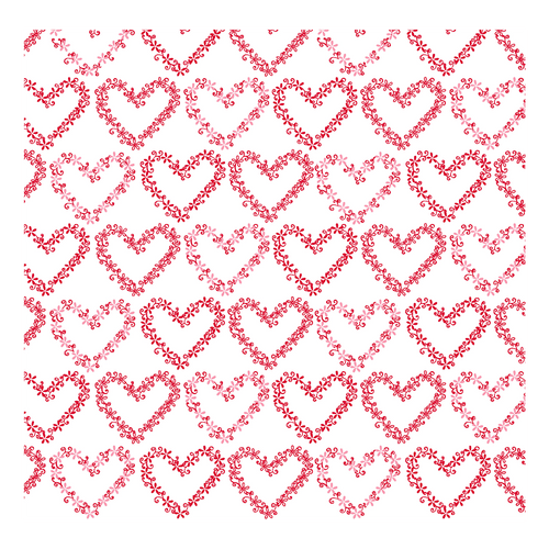 Hearts & Flowers Counter Roll - Valentine's - 30" x 415'