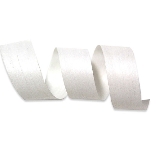 White Smooth Cotton Curling Ribbon