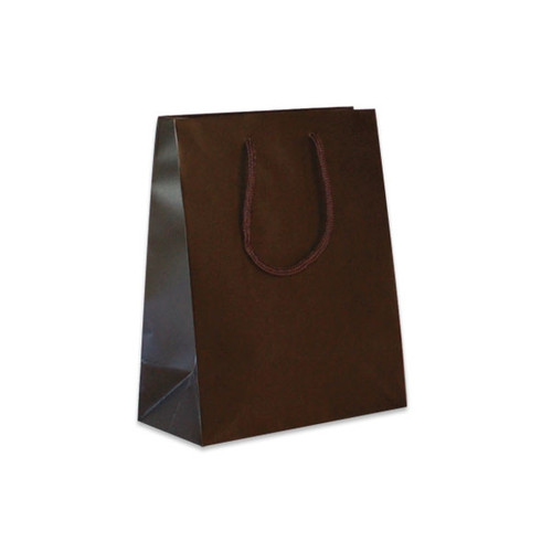 Chocolate Petite Eurotote Bags-Matte Laminated