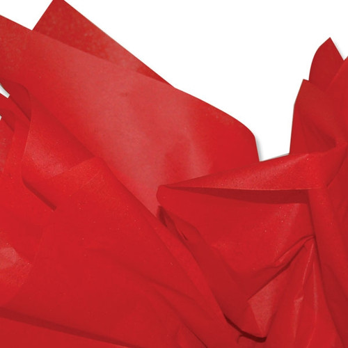 Scarlet Red Tissue Paper Squares, Bulk 480 Sheets, Premium Gift Wrap a