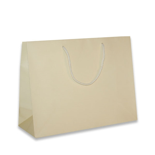 13 x 5 x 10 Lemon (Sunrise) Matte Euro-Totes 100/ctn - Bags, Bows and Boxes  Closeout