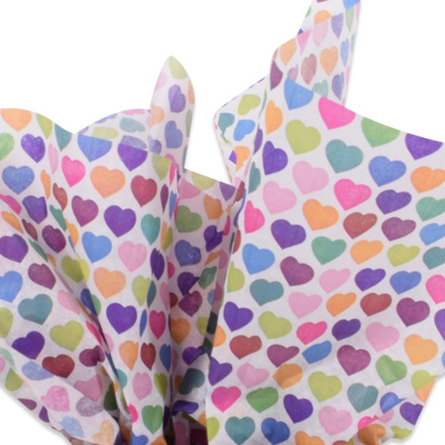 All Hearts Patterned Tissue Paper