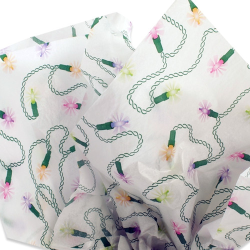 String of Lights Christmas Patterned Tissue Paper