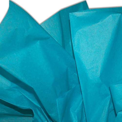 Bright Turquoise Tissue Paper - 20 x 30" - 480 Sheets per Ream