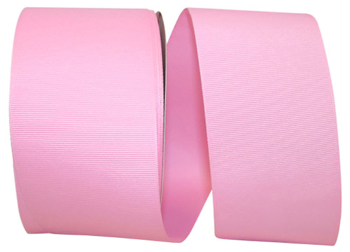 3" Grosgrain Ribbon - Pink - 50 Yards/Roll - Bulk Discounts