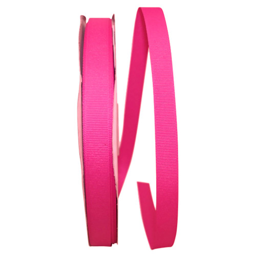 5/8" Grosgrain ribbon - Shocking Pink - 100 Yards/Roll