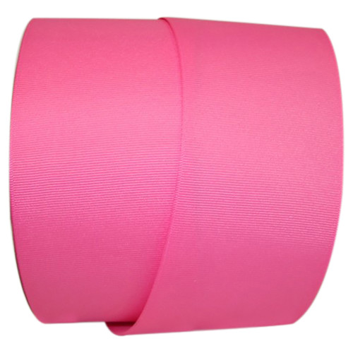 3" Grosgrain Ribbon - Hot Pink - 50 Yards/Roll - Bulk Discounts