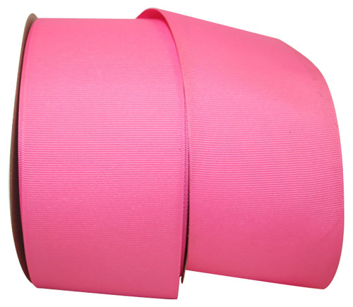 2-1/4" Grosgrain Ribbon - Hot Pink - 50 Yards/Roll