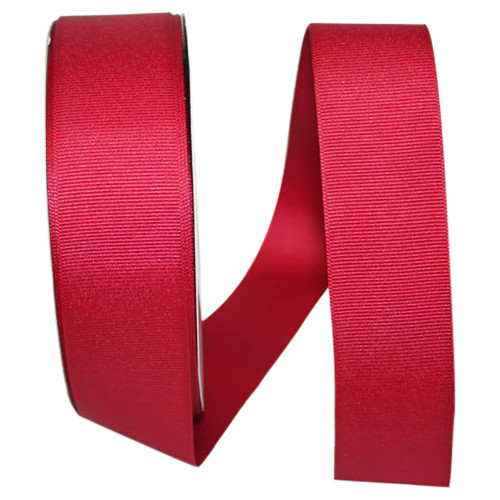 1-1/2" Grosgrain Ribbon - Cranberry - 50 Yards/Roll