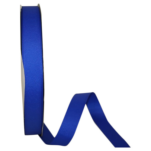 7/8" Grosgrain Ribbon - Electric Blue - 100 Yards/Roll