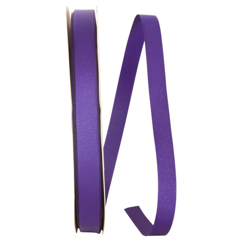 5/8" Grosgrain ribbon - Regal Purple - 100 Yards/Roll