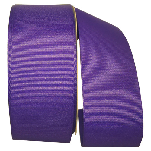 2-1/4" Grosgrain Ribbon - Regal Purple - 50 Yards/Roll